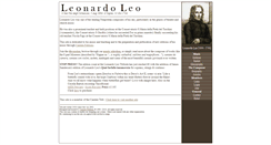 Desktop Screenshot of leonardoleo.com
