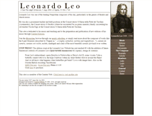 Tablet Screenshot of leonardoleo.com